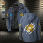 The Rovers Flannel Hoodie, Warm Fan Flannel Hoodie HVN1441ND - Navy Blue