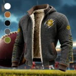 The Rovers Fleece-Lined Hooded Jacket, Premium Bonded Fleece Jacket HVN1441ND - Grey