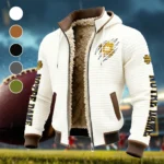 The Rovers Fleece-Lined Hooded Jacket, Premium Bonded Fleece Jacket HVN1441ND - White