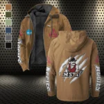 The Las Cruces Crew Flannel Hoodie, Classic Flannel Sport Hoodie HVN1441NM - Camel
