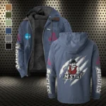 The Las Cruces Crew Flannel Hoodie, Classic Flannel Sport Hoodie HVN1441NM - Navy Blue