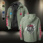 The Wolf Pack Flannel Hoodie, Athletic Lifestyle Fan Hoodie HVN1441NM - Light Green