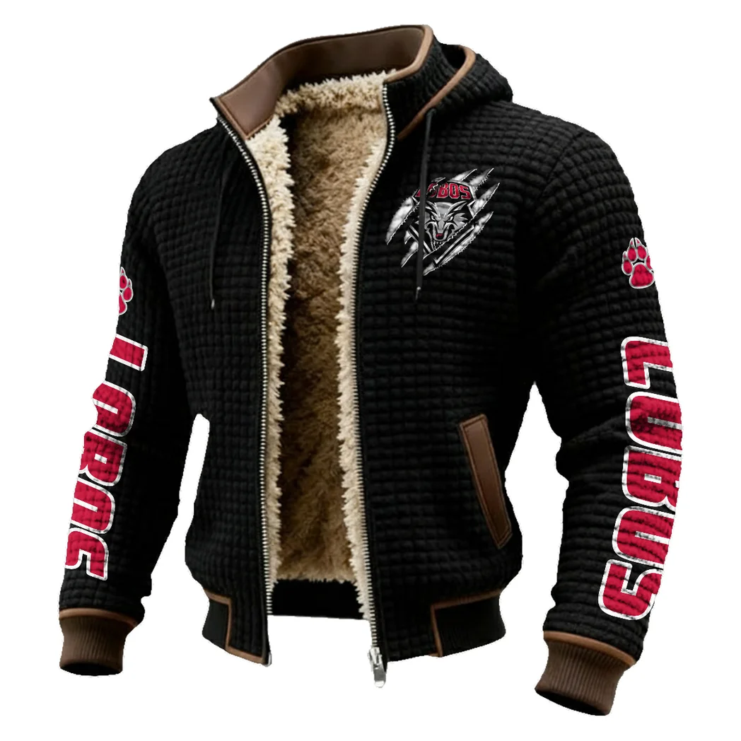 The Wolf Pack Fleece-Lined Hooded Jacket, Warmth-Lock Fleece-Lined Zip HVN1441NM - Black - Image 2