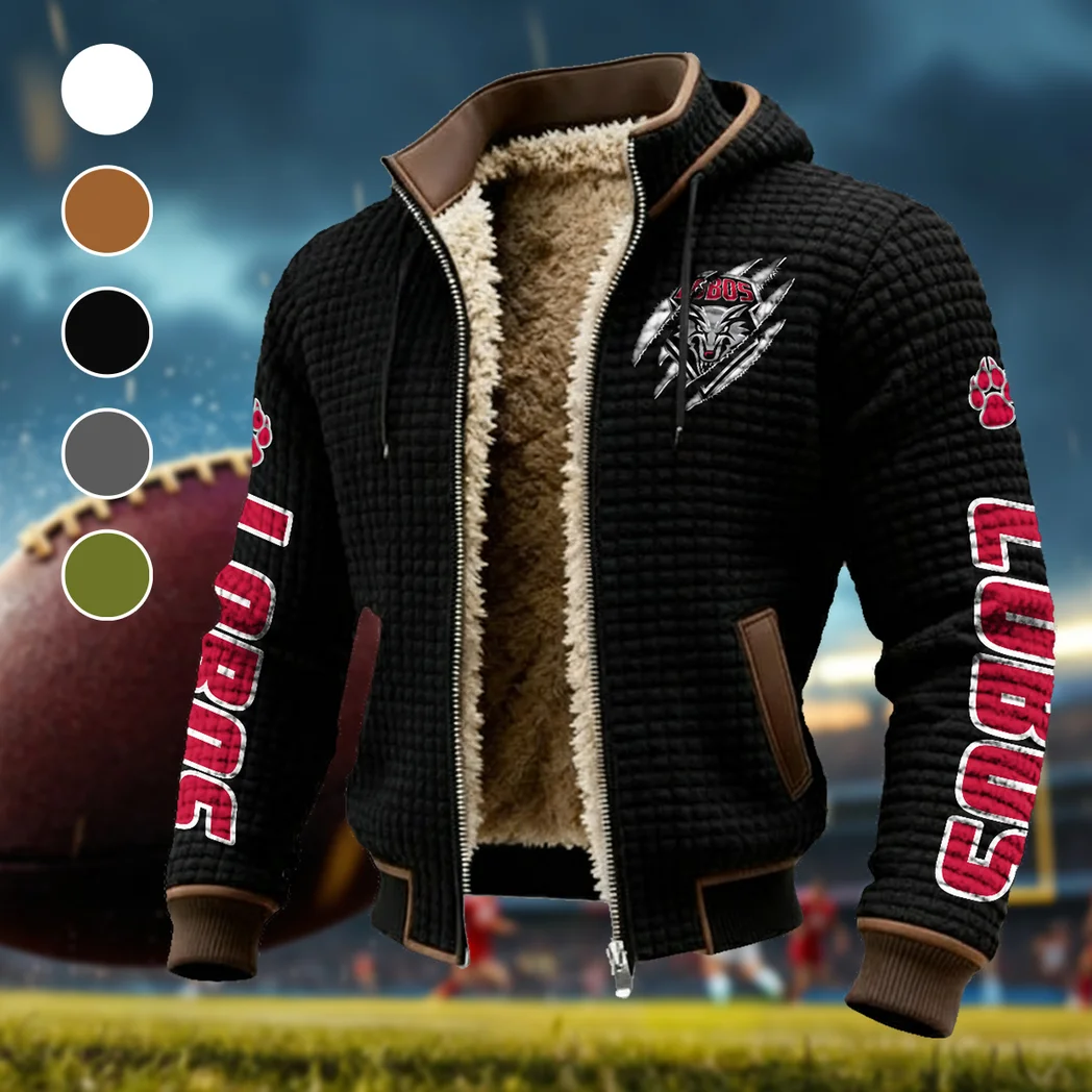 The Wolf Pack Fleece-Lined Hooded Jacket, Warmth-Lock Fleece-Lined Zip HVN1441NM - Black