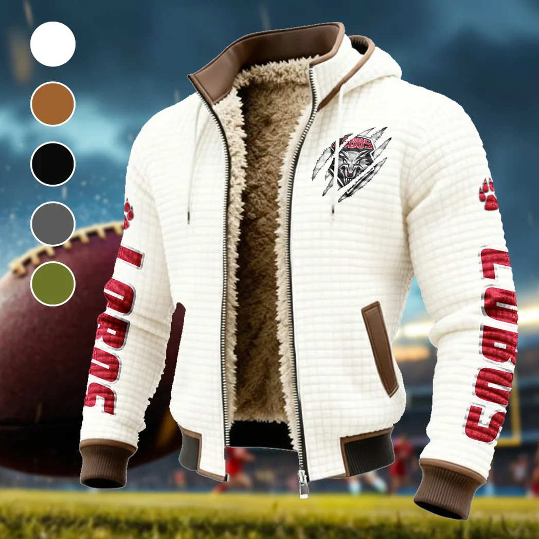 The Wolf Pack Fleece-Lined Hooded Jacket, Warmth-Lock Fleece-Lined Zip HVN1441NM - White