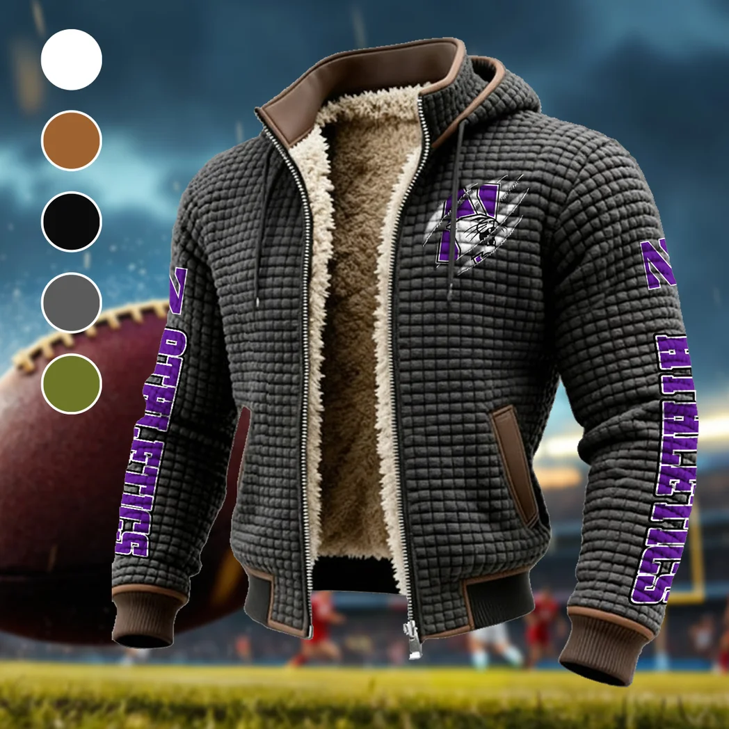 The Wildcat Ambush Fleece-Lined Hooded Jacket, Sub-Zero Fleece-Lined Shield HVN1441NW - Grey