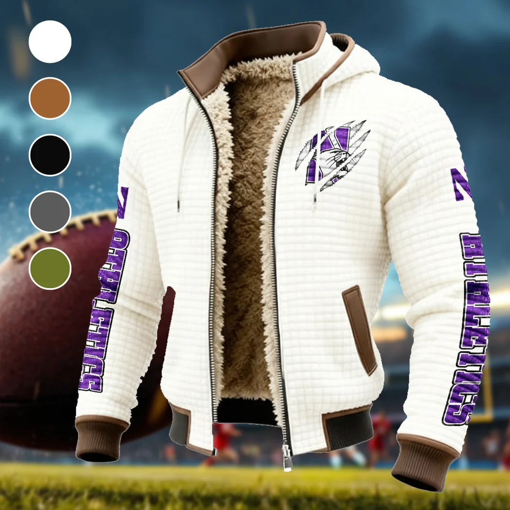 The Wildcat Ambush Fleece-Lined Hooded Jacket, Sub-Zero Fleece-Lined Shield HVN1441NW - White