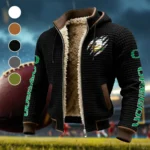 The Duck Power Fleece-Lined Hooded Jacket, Deep Winter Insulated Hoody HVN1441OD - Black