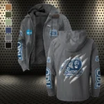 The ODU Spirit Flannel Hoodie, True Fan Hooded Flannel HVN1441OD - Gray