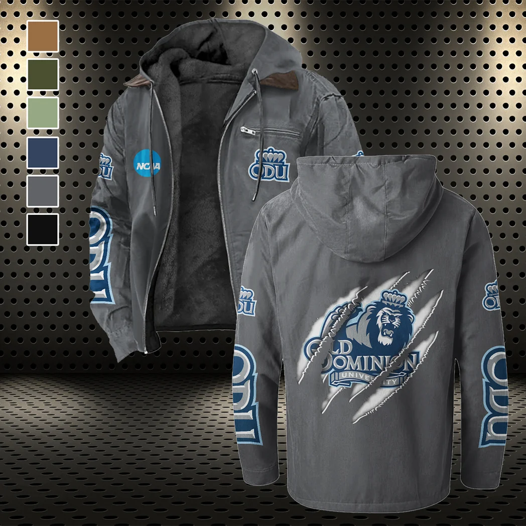 The ODU Spirit Flannel Hoodie, True Fan Hooded Flannel HVN1441OD - Gray