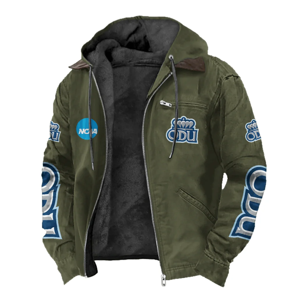 The ODU Spirit Flannel Hoodie, True Fan Hooded Flannel HVN1441OD - Green - Image 2