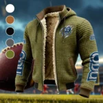 The ODU Spirit Fleece-Lined Hooded Jacket, Cold-Snap Defense Jacket HVN1441OD - Green