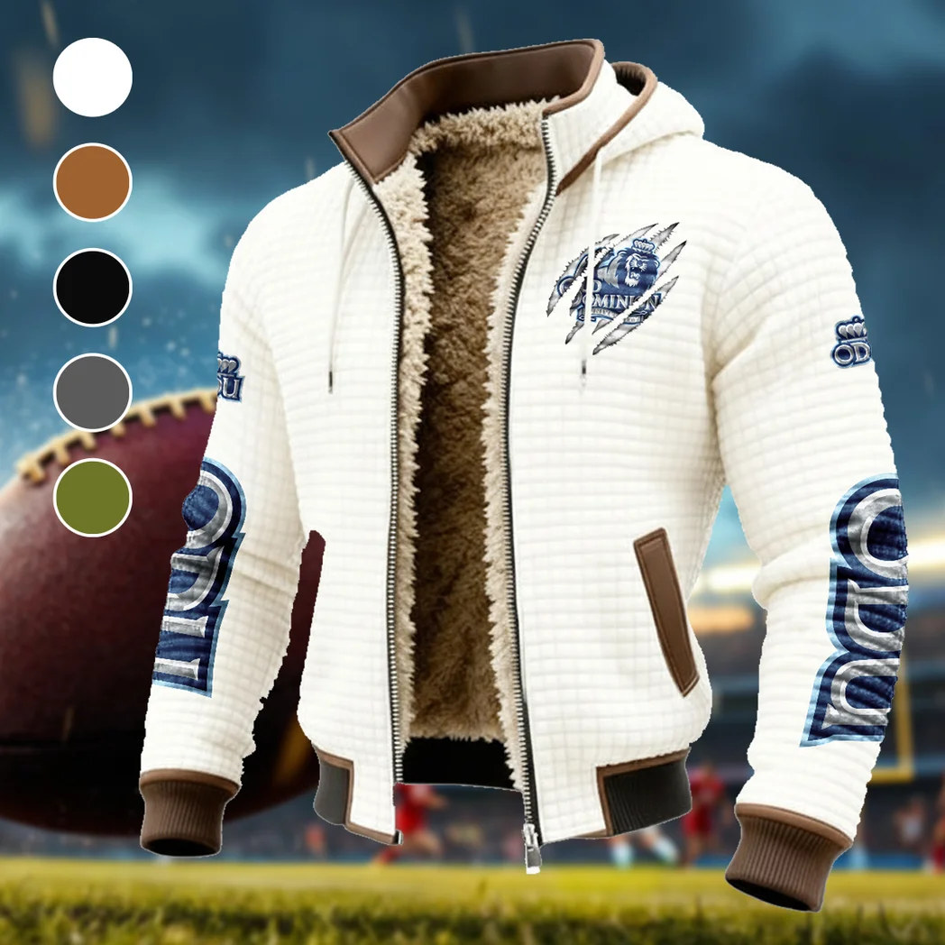 The ODU Spirit Fleece-Lined Hooded Jacket, Cold-Snap Defense Jacket HVN1441OD - White