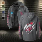 The Rebel Power Flannel Hoodie, Game Ready Flannel Hoodie HVN1441OM - Gray