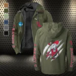 The Rebel Power Flannel Hoodie, Game Ready Flannel Hoodie HVN1441OM - Green