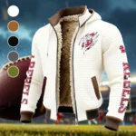The Rebel Power Fleece-Lined Hooded Jacket, Rugged Terrain Fleece Hoody HVN1441OM - White