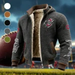 The Ohio State Power Fleece-Lined Hooded Jacket, Thermal Core Fleece Jacket HVN1441OS - Grey
