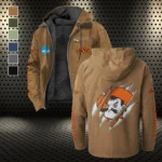 The Cowboys Flannel Hoodie, Everyday Game Fan Hoodie HVN1441OS - Camel