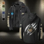 The Boilers Flannel Hoodie, Warm Sport Spirit Hoodie HVN1441PB - Black