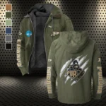 The Boilers Flannel Hoodie, Warm Sport Spirit Hoodie HVN1441PB - Green