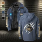 The Boilers Flannel Hoodie, Warm Sport Spirit Hoodie HVN1441PB - Navy Blue