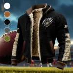 The Boilers Fleece-Lined Hooded Jacket, Luxe Cloud-Fleece Hooded Shell HVN1441PB - Black