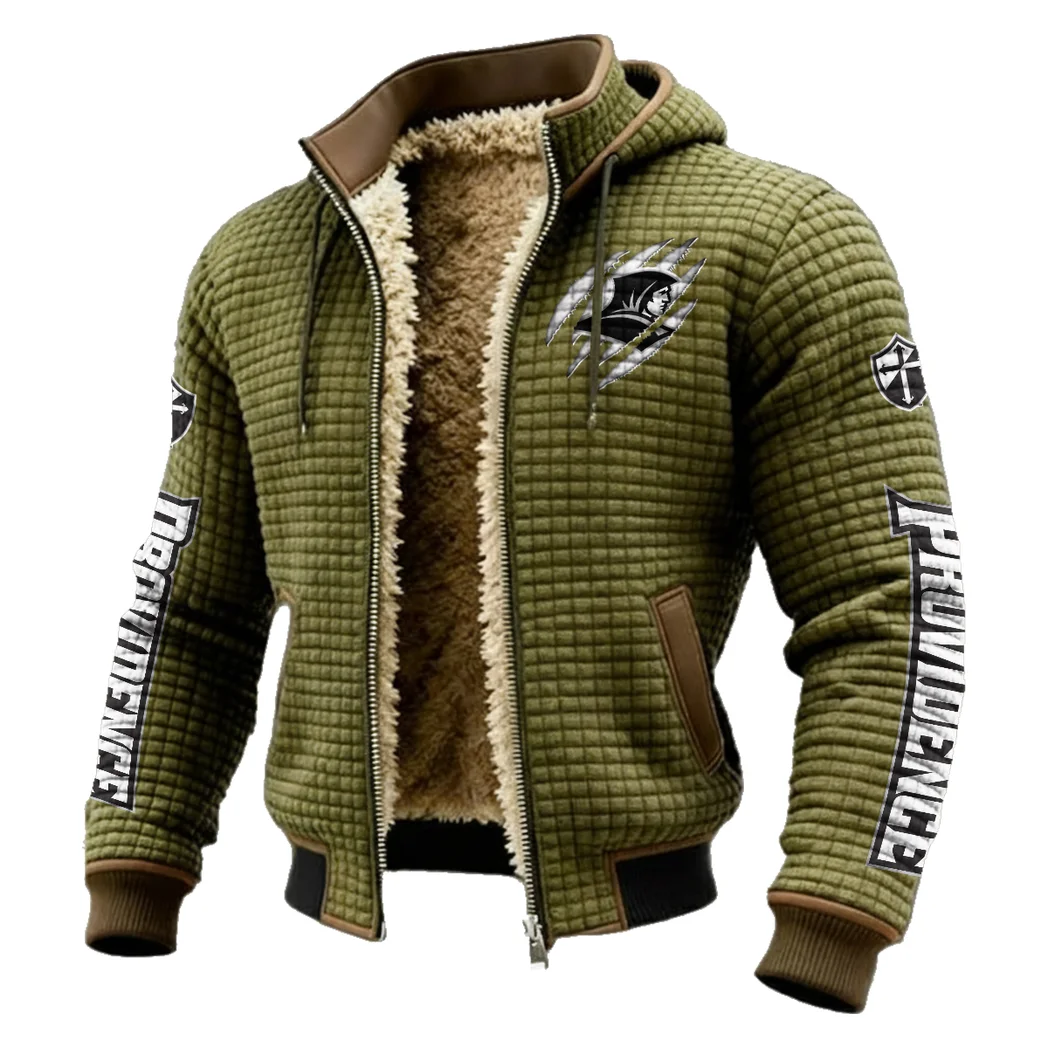 Providence Fleece-Lined Hooded Jacket, High-Density Comfort Fleece HVN1441PF - Green - Image 2