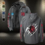 The Rutgers Spirit Flannel Hoodie, True Fan Hooded Flannel HVN1441RS - Gray