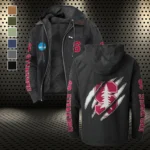 The Stanford Spirit Flannel Hoodie, Game Ready Flannel Hoodie HVN1441SC - Black