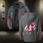 The Stanford Spirit Flannel Hoodie, Game Ready Flannel Hoodie HVN1441SC - Gray