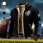 The Spartan Elite Fleece-Lined Hooded Jacket, Endurance Sport Thermal Hoody HVN1441SJ - Black