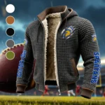 The Spartan Elite Fleece-Lined Hooded Jacket, Endurance Sport Thermal Hoody HVN1441SJ - Grey
