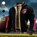 The Mustang Pride Fleece-Lined Hooded Jacket, Dynamic Training Hooded Shell HVN1441SM - Black