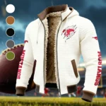 The Mustang Pride Fleece-Lined Hooded Jacket, Dynamic Training Hooded Shell HVN1441SM - White