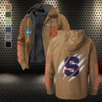 The Salt City Kings Flannel Hoodie, Everyday Game Fan Hoodie HVN1441SO - Camel