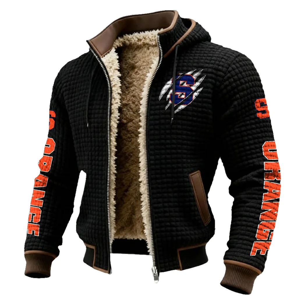 The Salt City Kings Fleece-Lined Hooded Jacket, High-Performance Trail Jacket HVN1441SO - Black - Image 2
