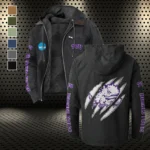The TCU Power Flannel Hoodie, Essential Fan Flannel Hoodie HVN1441TC - Black