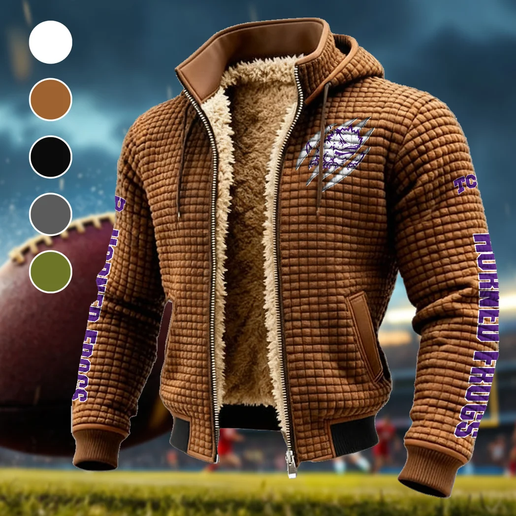 The TCU Power Fleece-Lined Hooded Jacket, Endurance Sport Thermal Hoody HVN1441TC - brown