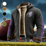 The TCU Power Fleece-Lined Hooded Jacket, Endurance Sport Thermal Hoody HVN1441TC - Grey