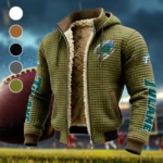 The Tulane Force Fleece-Lined Hooded Jacket, All-Mountain Hooded Fleece HVN1441TG - Green