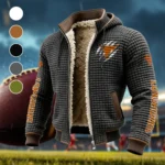 The Longhorn Elite Fleece-Lined Hooded Jacket, Alpine Ascent Hooded Jacket HVN1441TL - Grey