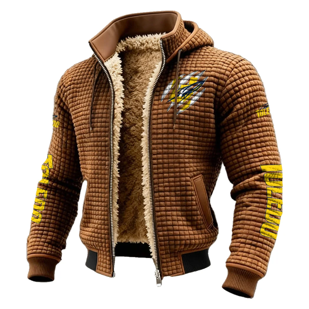 The Rocket Power Fleece-Lined Hooded Jacket, Cross-Training Winter Layer HVN1441TR - brown - Image 2