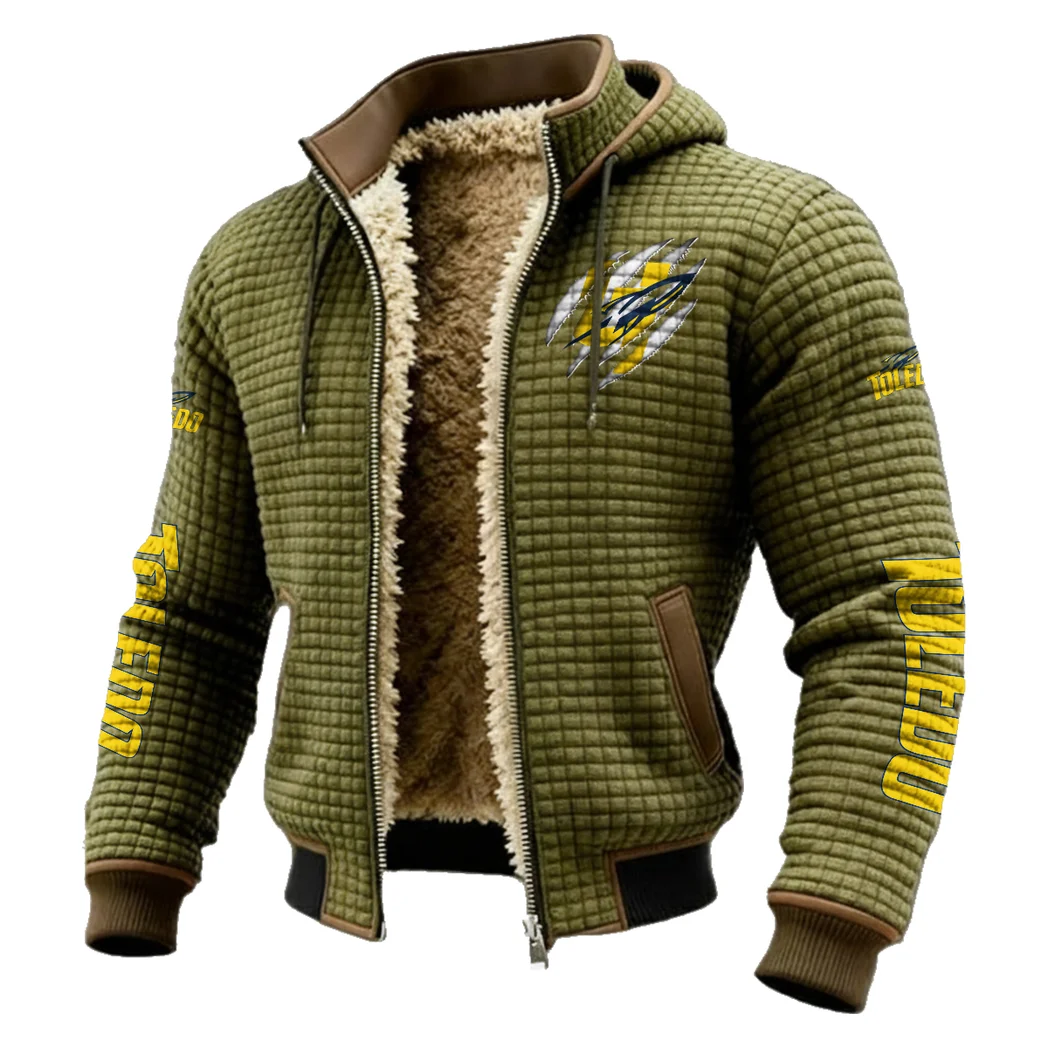 The Rocket Power Fleece-Lined Hooded Jacket, Cross-Training Winter Layer HVN1441TR - Green - Image 2