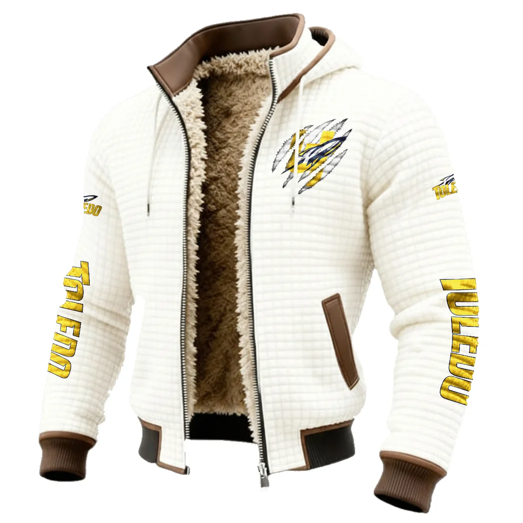 The Rocket Power Fleece-Lined Hooded Jacket, Cross-Training Winter Layer HVN1441TR - White - Image 2
