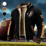 The Vol Nation Fleece-Lined Hooded Jacket, Elite Athlete Winter Jacket HVN1441TV - Black