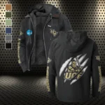 The UCF Elite Flannel Hoodie, Fan Squad Flannel Hoodie HVN1441UC - Black