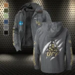 The UCF Elite Flannel Hoodie, Fan Squad Flannel Hoodie HVN1441UC - Gray