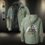 The UCF Elite Flannel Hoodie, Fan Squad Flannel Hoodie HVN1441UC - Light Green