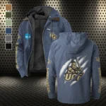 The UCF Elite Flannel Hoodie, Fan Squad Flannel Hoodie HVN1441UC - Navy Blue