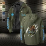 The UCLA Force Flannel Hoodie, Team Spirit Flannel Hoodie HVN1441UC - Green